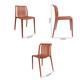 Bolero Verona Café Chairs Mild Orange (2 pack)