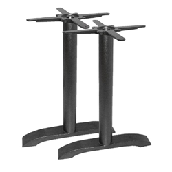 Bolero Cast Iron Twin Leg Table Base (2 pack)