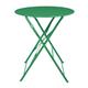 Bolero Perth Forest Green Pavement Style Round Table 600mm