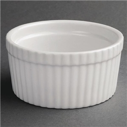 Olympia Whiteware Souffle Dishes 128mm (6 pack)