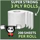 Cheeky Panda 3-Ply Toilet Tissue 200 sheets (Pack of 24) PFTOILT24