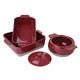 Olympia Red And Taupe Ceramic Roasting Dish