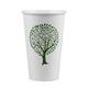 Vegware Green Tree White Hot Cups 16oz 89-Series (1000 pack)