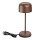Olympia Siena Table Lamp Round Dome Chestnut 200mm