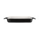 Vogue Black Rectangular Cast Iron Dish 1.8Ltr