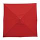 Bolero Square Parasol 2.5m Diameter Red