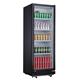 CaterBase Upright Display Cooler Black - 346Ltr