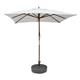 Bolero Black Plastic Parasol Base 40Ltr (filled)