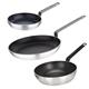 Vogue Cook Like A Pro 3-Piece Aluminium Non-Stick Frying Pan and Sauté Pan Set
