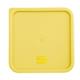 Hygiplas Square Food Storage Container Lid Yellow Large