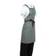 Southside Linen Blend Bib Apron Forest Green