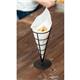 Beaumont Wire French Fry Cone And Ramekin Holder Black