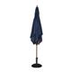 Bolero Square Double Pulley Parasol 2.5m Diameter Navy Blue