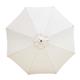 Bolero Round Parasol 3m Diameter Cream