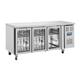 Polar U-Series 3 Door Counter Fridge with Glass Doors