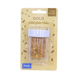PME Glitter Flakes 7.1g - Gold