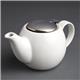 Olympia Cafe Teapot White - 510ml 17.2fl oz (Box 1)