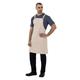 Southside Cotton Canvas Bib Apron Stone