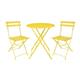 Bolero Perth Mellow Yellow Pavement Style Round Table 600mm