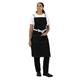 Southside X-Cross Back Bib Apron Denim Black
