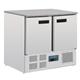 Polar G-Series Double Door Counter Fridge with Granite Work Top 240Ltr