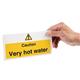 Vogue Caution Very Hot Water Sign