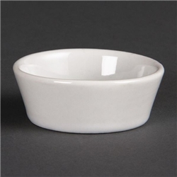 Olympia Whiteware Sloping Edge Bowls 50mm (12 Pack)