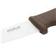 Hygiplas Vegetable Knife Serrated Brown 10.5cm