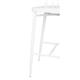 Bolero Windsor Aluminium White High Stools (2 Pack)