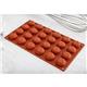 Pavoni Formaflex Silicone Pomponette Mould 24 Cup