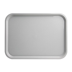 Olympia Kristallon Polypropylene Fast Food Tray Grey Medium 415mm