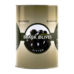 Caterers Pride Black Pitted Olives 4.25kg