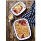 Olympia Enamel Dishes Rectangular 280 x 190mm (6 Pack)