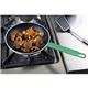 Hygiplas Aluminium Non-Stick Teflon Platinum Plus Frying Pan with Green Handle 24cm