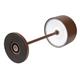 Olympia Siena Table Lamp Round Dome Chestnut 200mm