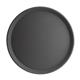 Olympia Kristallon Fibreglass Round Non-Slip Tray Black 406mm