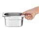 Vogue Gastronorm Tray Set with Lids 1/9 (6 pack)