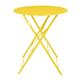 Bolero Perth Mellow Yellow Pavement Style Round Table 600mm