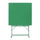 Bolero Perth Forest Green Pavement Style Square Table 600mm