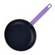Hygiplas Aluminium Non-Stick Teflon Platinum Plus Frying Pan with Purple Handle 24cm