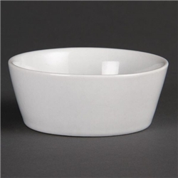 Olympia Whiteware Sloping Edge Bowls 90mm (12 Pack)