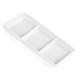 Olympia Whiteware 3 Section Dishes (12 pack)