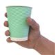 Fiesta Recyclable Coffee Cups Ripple Wall Turquoise 340ml / 12oz (500 Pack)