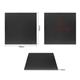 Bolero Matte Black Square Outdoor Table Top 700mm