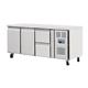 Polar U-Series 2 Door and 2 Drawer Counter Fridge 417Ltr