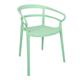 Bolero Mateo Café Chairs Mint Green (2 pack)