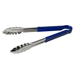 Hygiplas Colour Coded Blue Serving Tongs 300mm