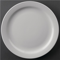 Olympia Athena Narrow Rimmed Plates 226mm/9" (12 Pack)