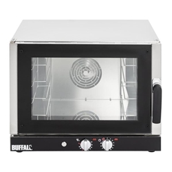 Buffalo Convection Oven with Humidity 4x GN 1/1 Single Phase
