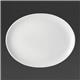 Utopia Pure White Oval Plates 300mm (18 pack)